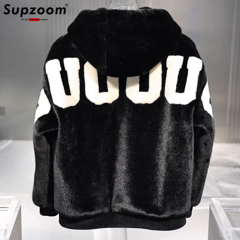 Men'S Fashion Zipper Jacket - Supzoom 2023 New Arrival Imitation Rabbit