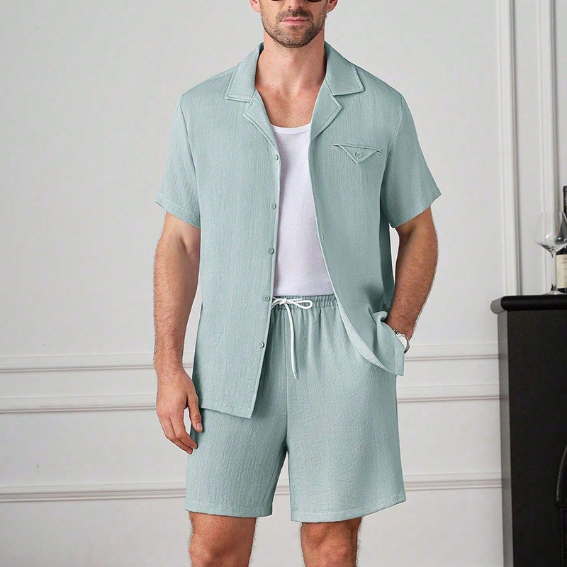 Mens Fashion Casual 2026 - 2026 Summer Men's Casual Sports Solid