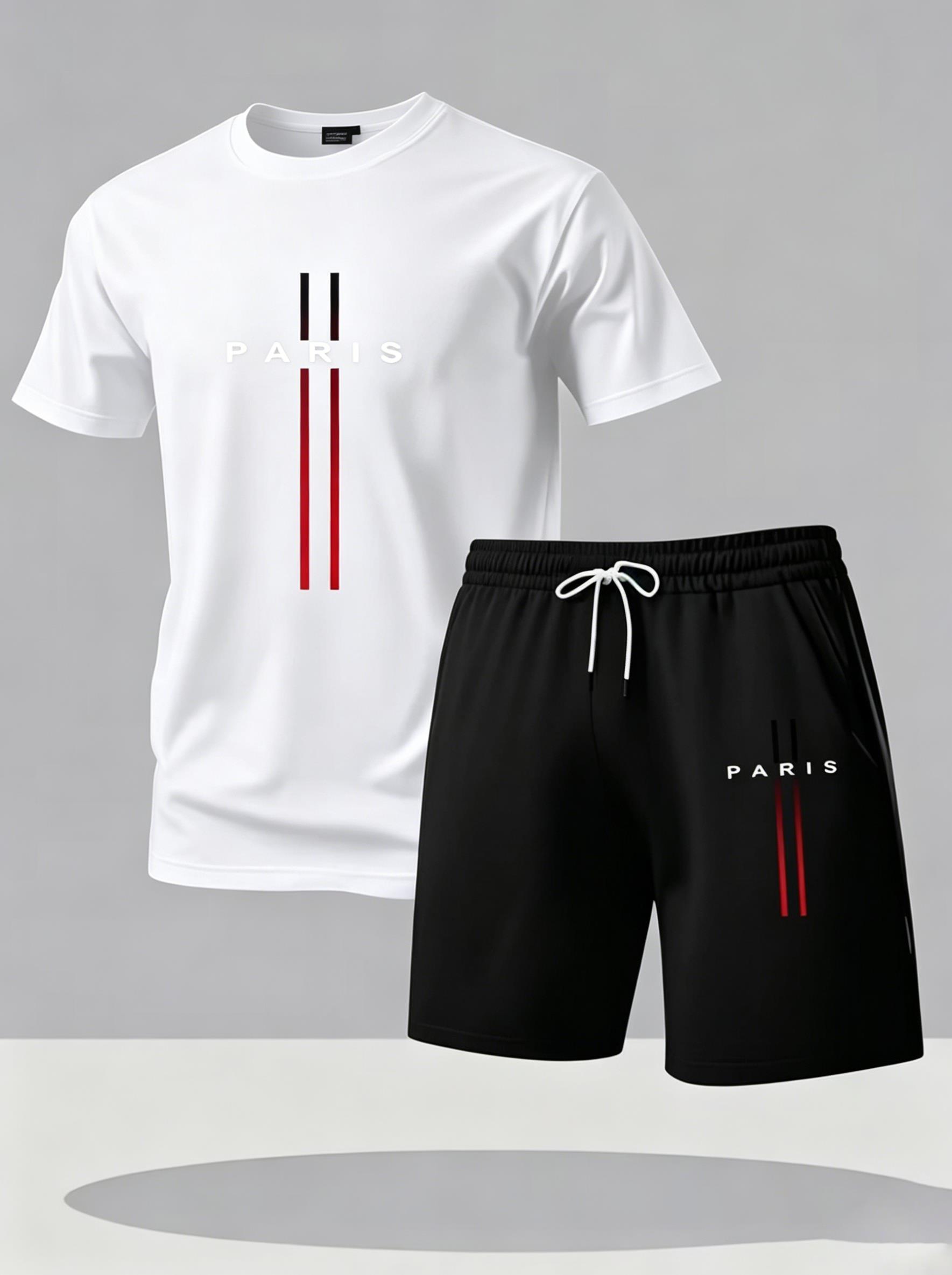 Paris Men'S Fashion - Men Quick Dry 2 Piece Sport