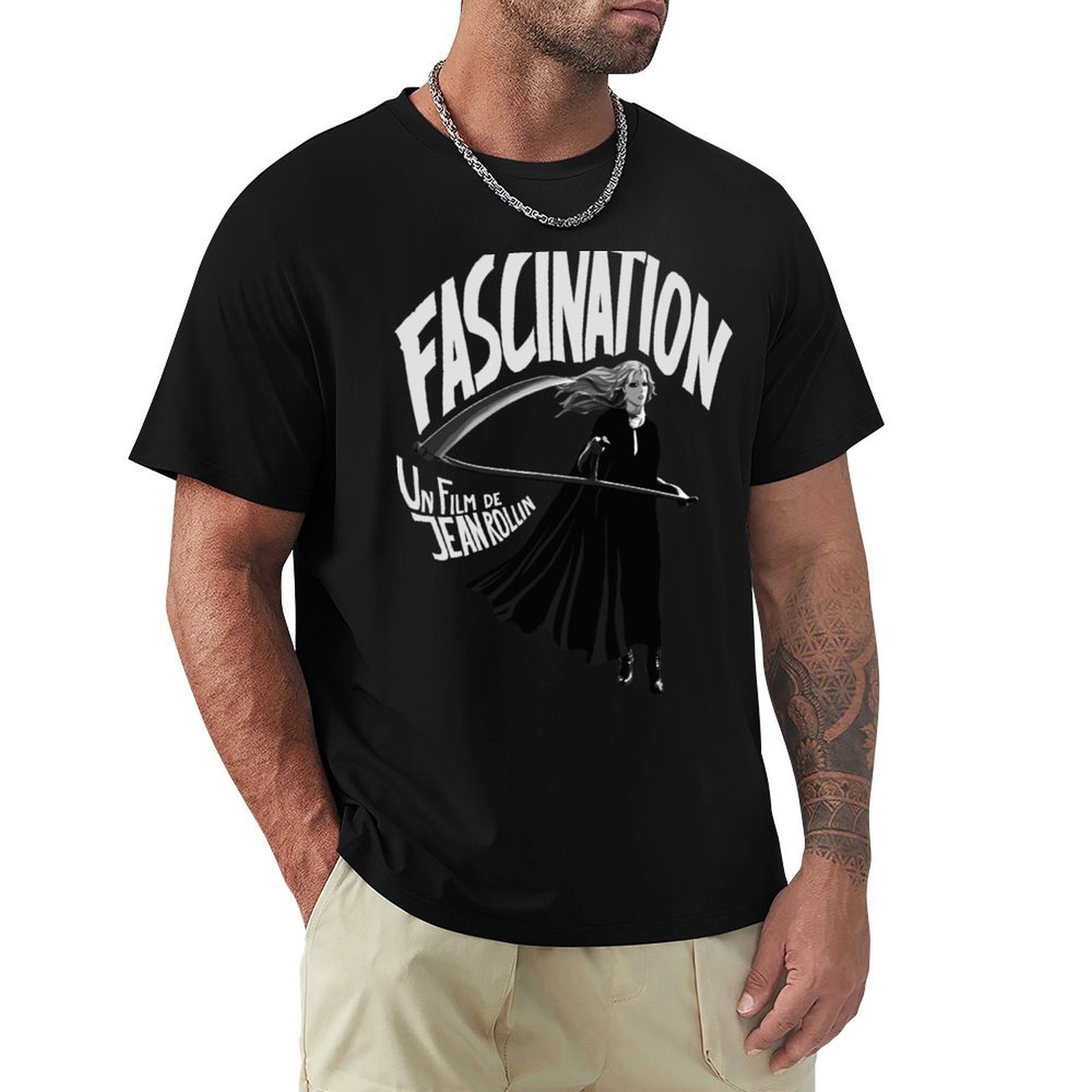 Jeans Shirt Fashion For Men - Fascination Jean Rollin T-Shirt Street Fashion