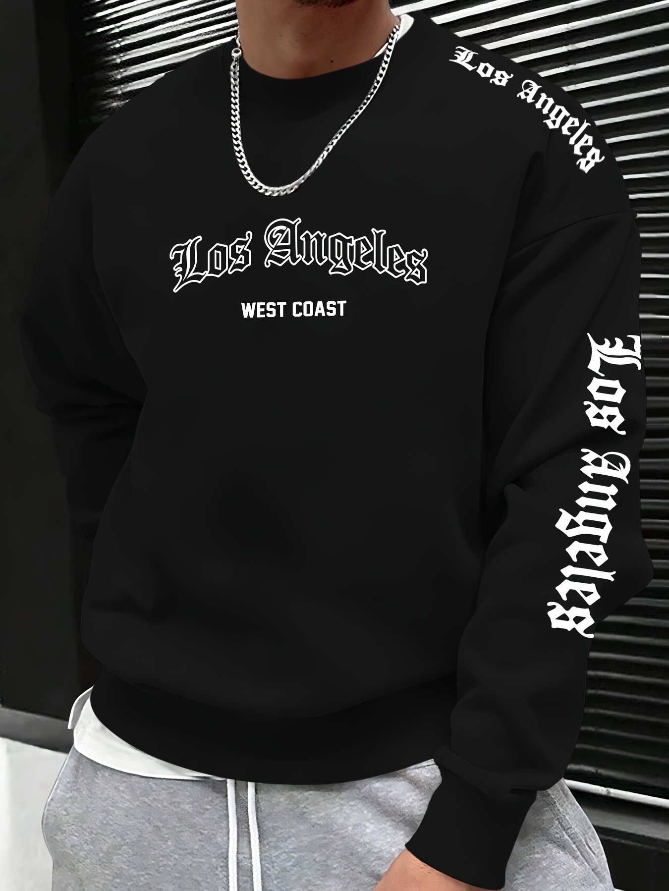 Mens Fashion Casual 2026 - 2026 Autumn/Winter Men's Round-neck Sweatshirt with