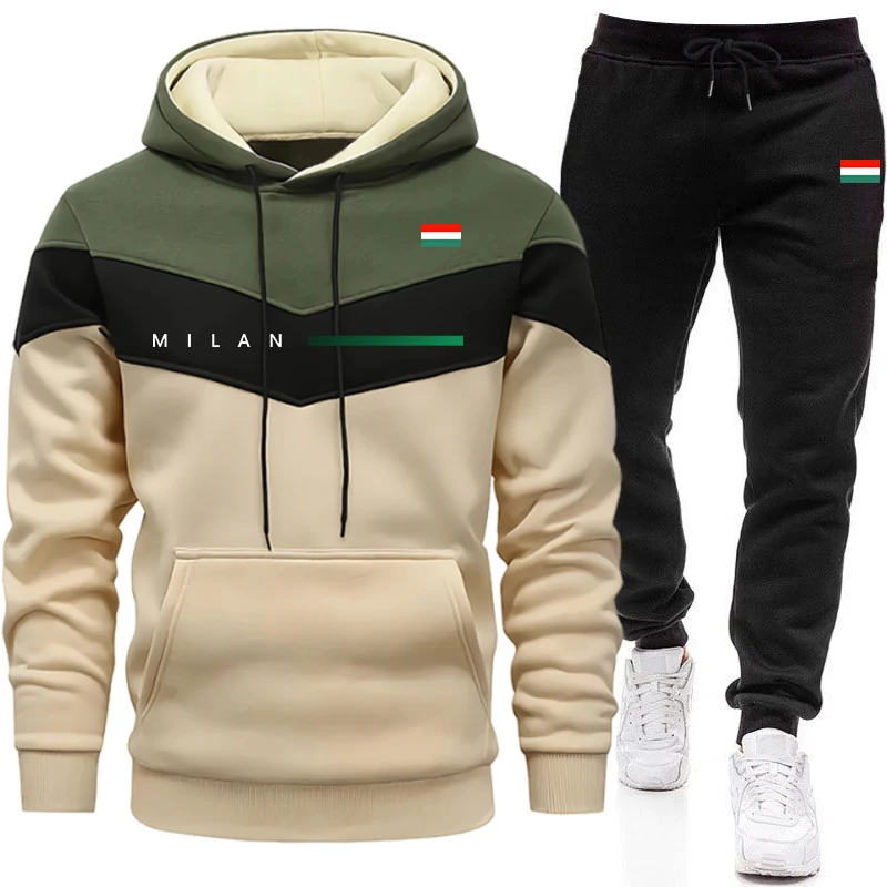 Men'S Fashion Pants - Italy Fashion Men's Hoodies Set Daily