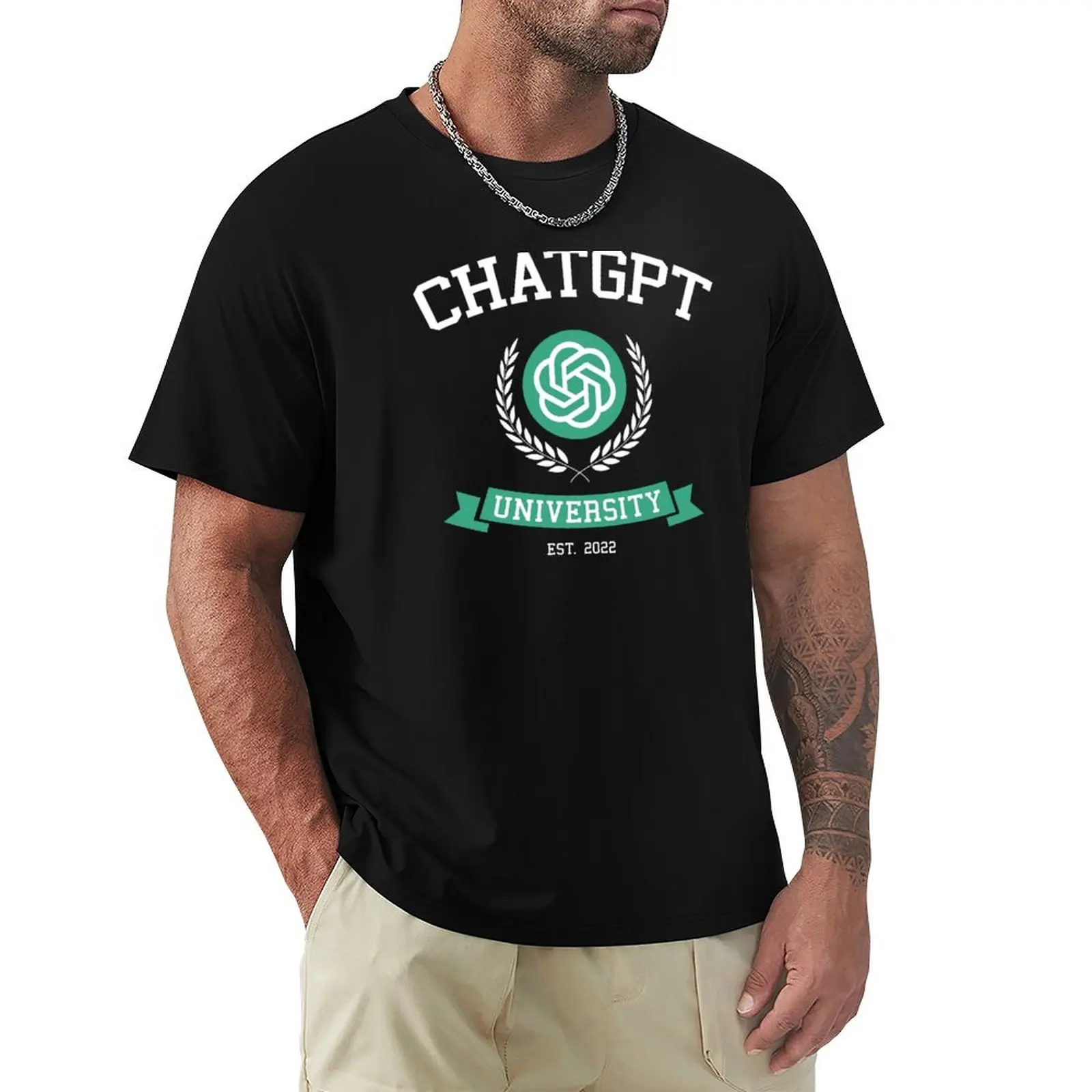 Men'S Fashion University - ChatGPT University - funny t shirt