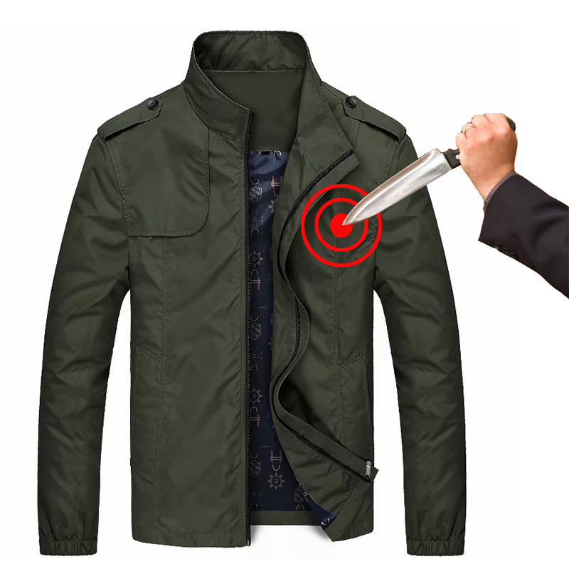 Mens Fashion Hacks - Anti-stab Anti-Slash Fashion Men Casual Fashion-Slim