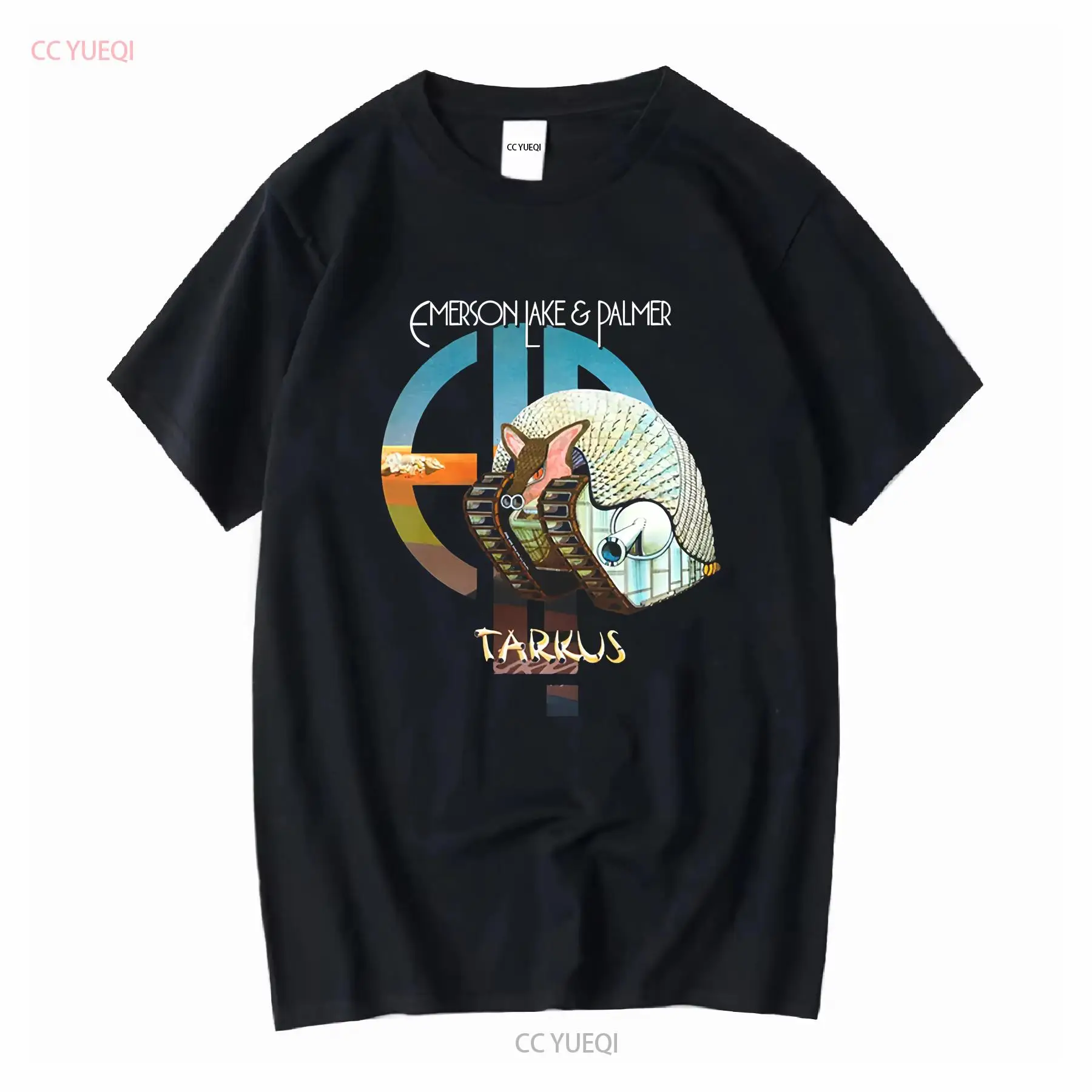 Mens Fashion Black Shirt - Tarkus ELP Emerson Lake and Palmer