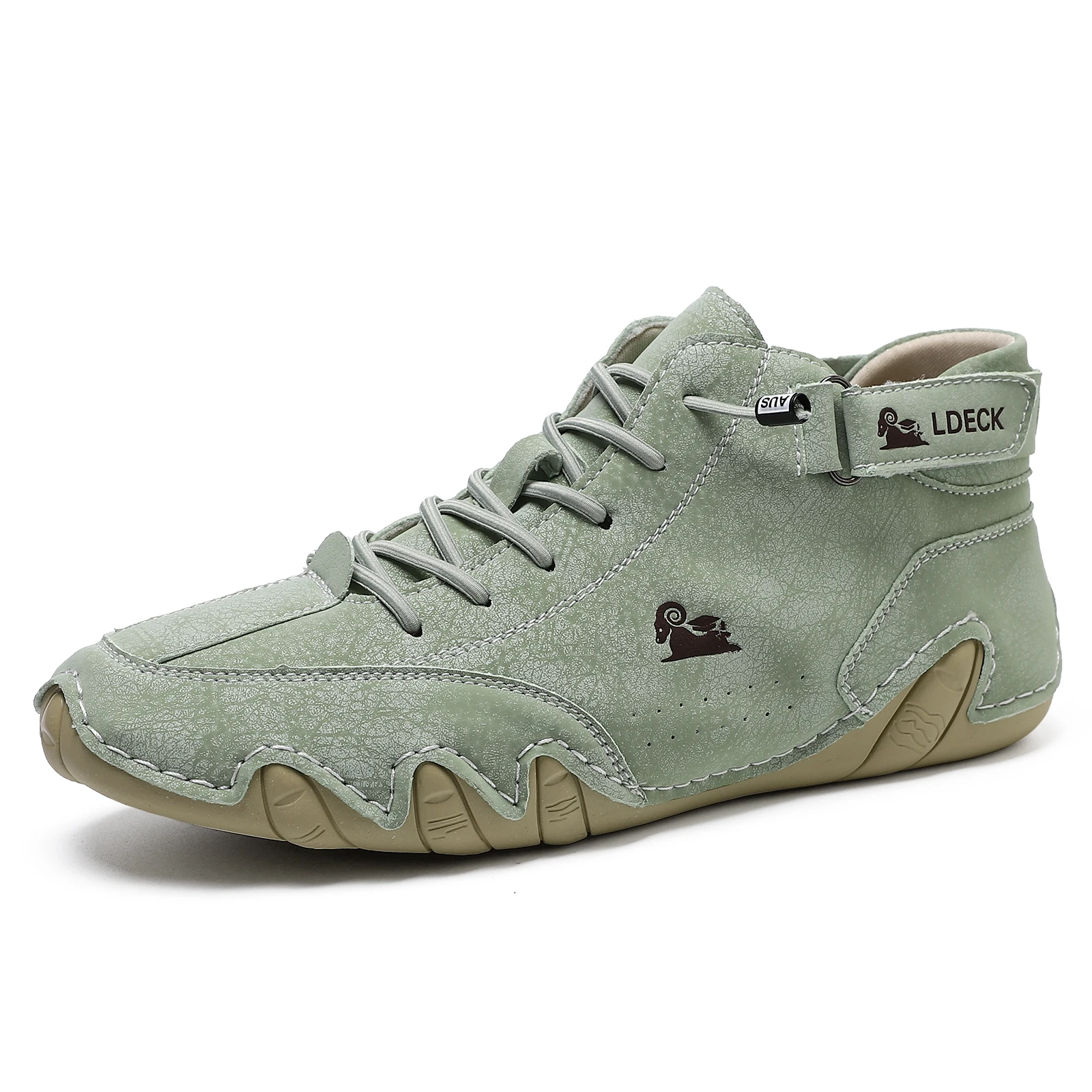 Mens Fashion Show - Men's Genuine Leather Shoes Ankle Boots