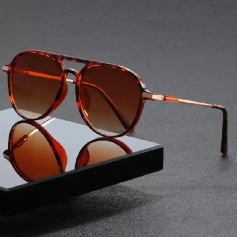 Men'S Fashion Glasses - 1pcs Vintage Pilot Sunglasses Women Men