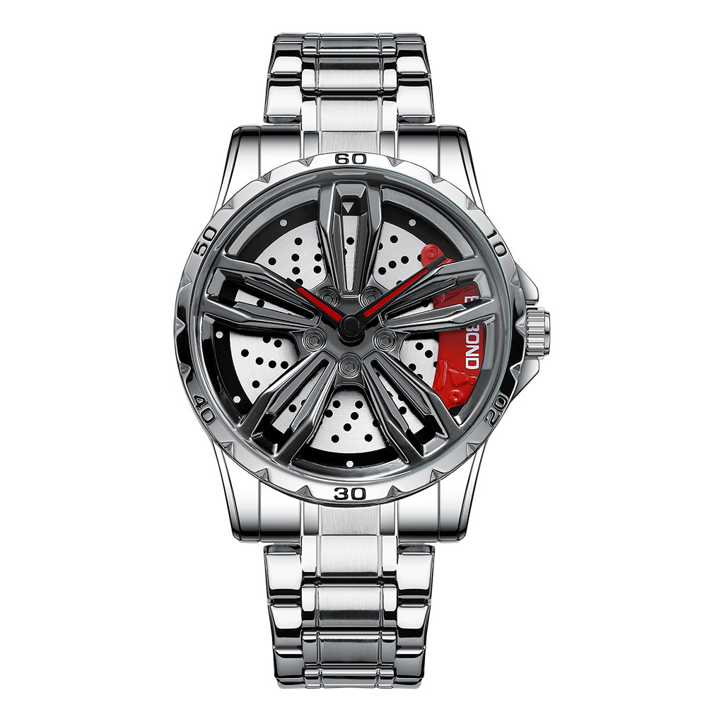 Men'S Fashion Hub - Men Watch Wheel Hub Motorcycle Watch