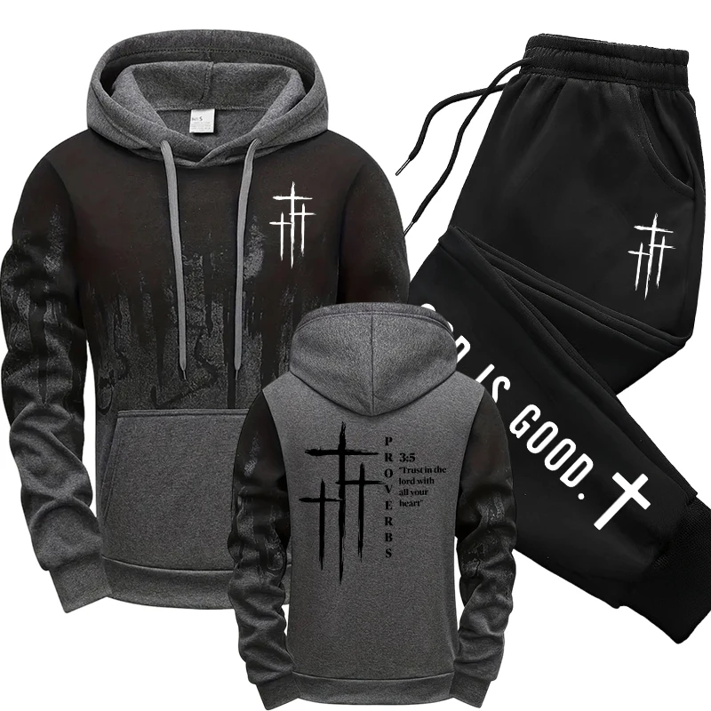 Mens Fashion Casual Outfits - Autumn Winter Daily Casual Sports Jogging