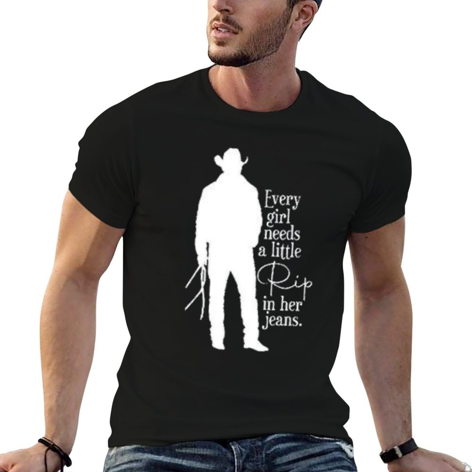 Jeans Shirt Fashion For Men - Every Girl Needs A Little Rip