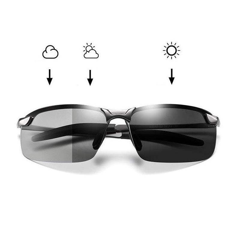 Men'S Fashion Glasses - Classic Photochromic Sunglasses Men Polarized Driving