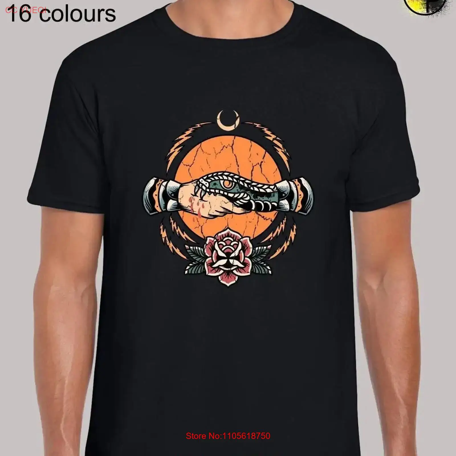 Men'S Fashion Deals - Trust no one snake mens T