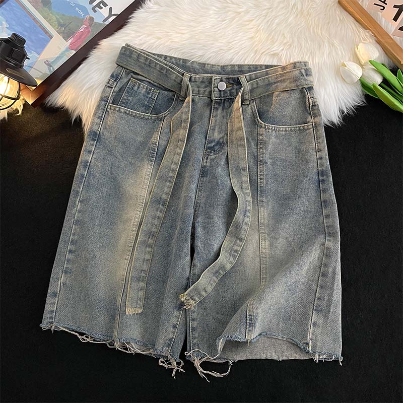 Summer Thin Fringed Denim Shor - đánh giá và giá Men'S Fashion Trousers
