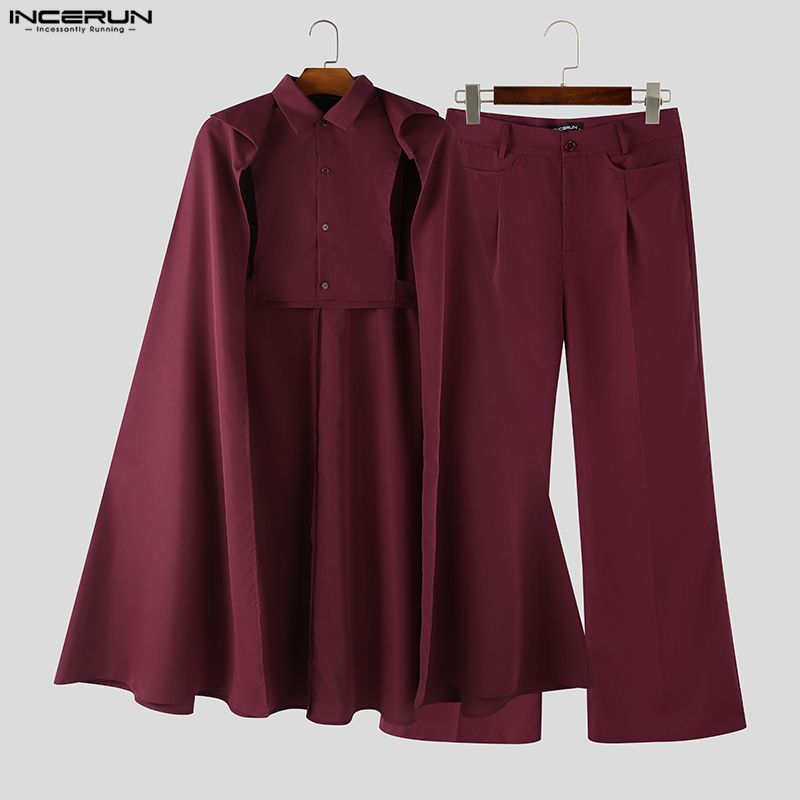 INCERUN Men Sets Solid Color L - đánh giá và giá Mens Fashion Casual 2026
