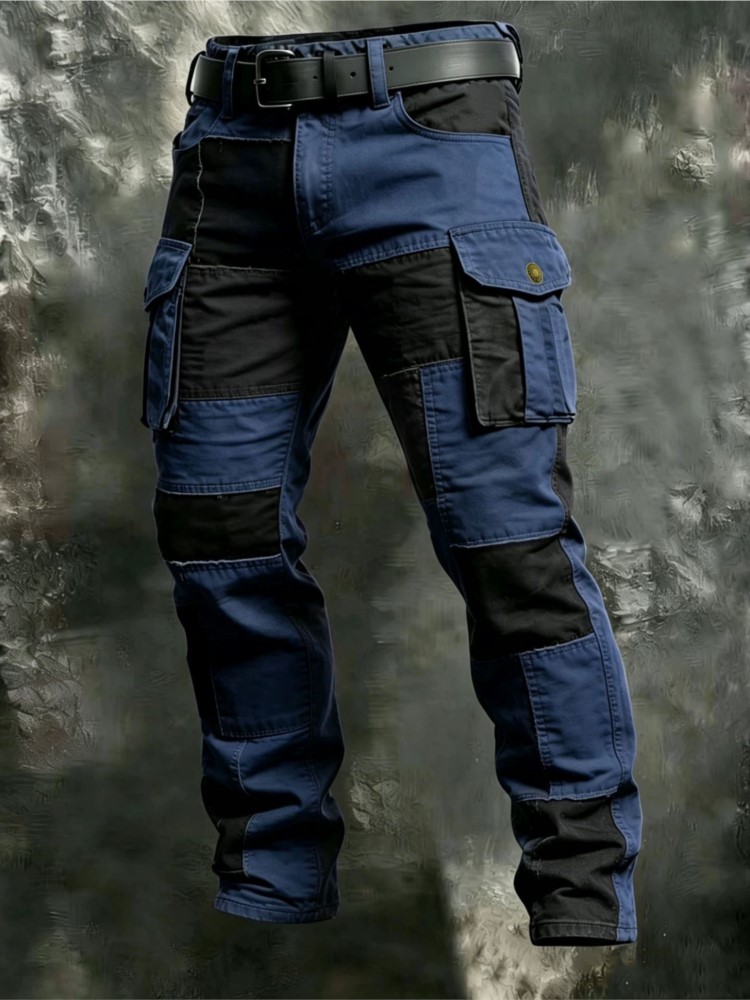 Cotton Men Cargo Pants Khaki C - đánh giá và giá Men'S Fashion Trousers