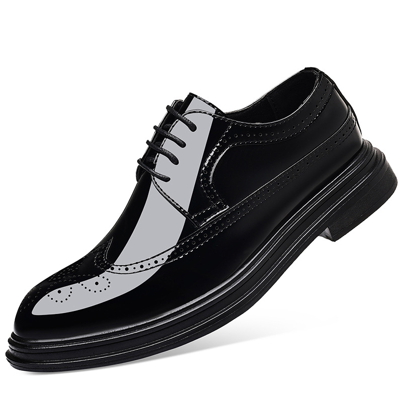Men's Patent Leather Brogue Dr - đánh giá và giá Oxford Shoes Brogue