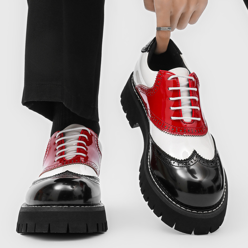 men's fashion hip hop rock pla - đánh giá và giá Oxford Shoes Brogue