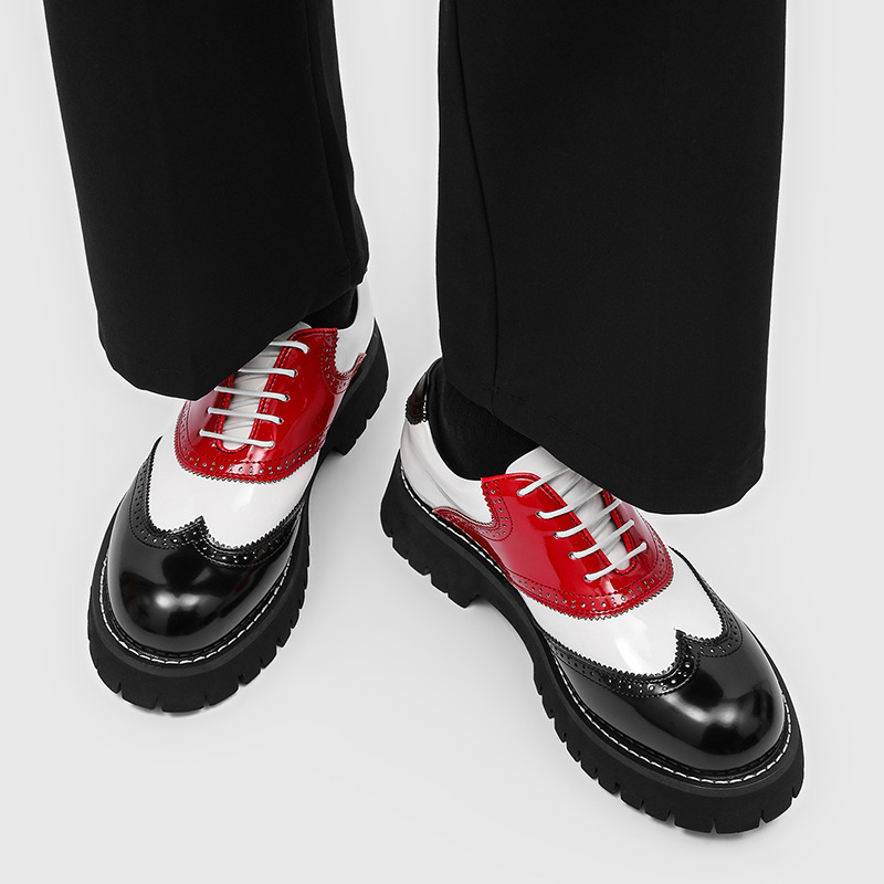 men's fashion hip hop rock pla - đánh giá và giá Oxford Shoes Brogue