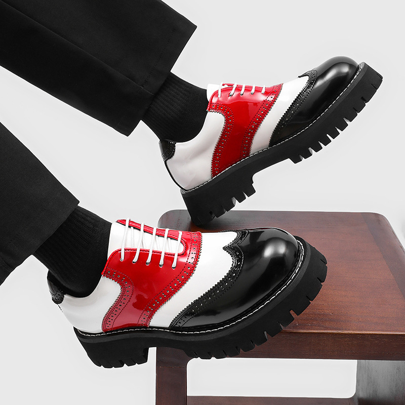 men's fashion hip hop rock pla - đánh giá và giá Oxford Shoes Brogue