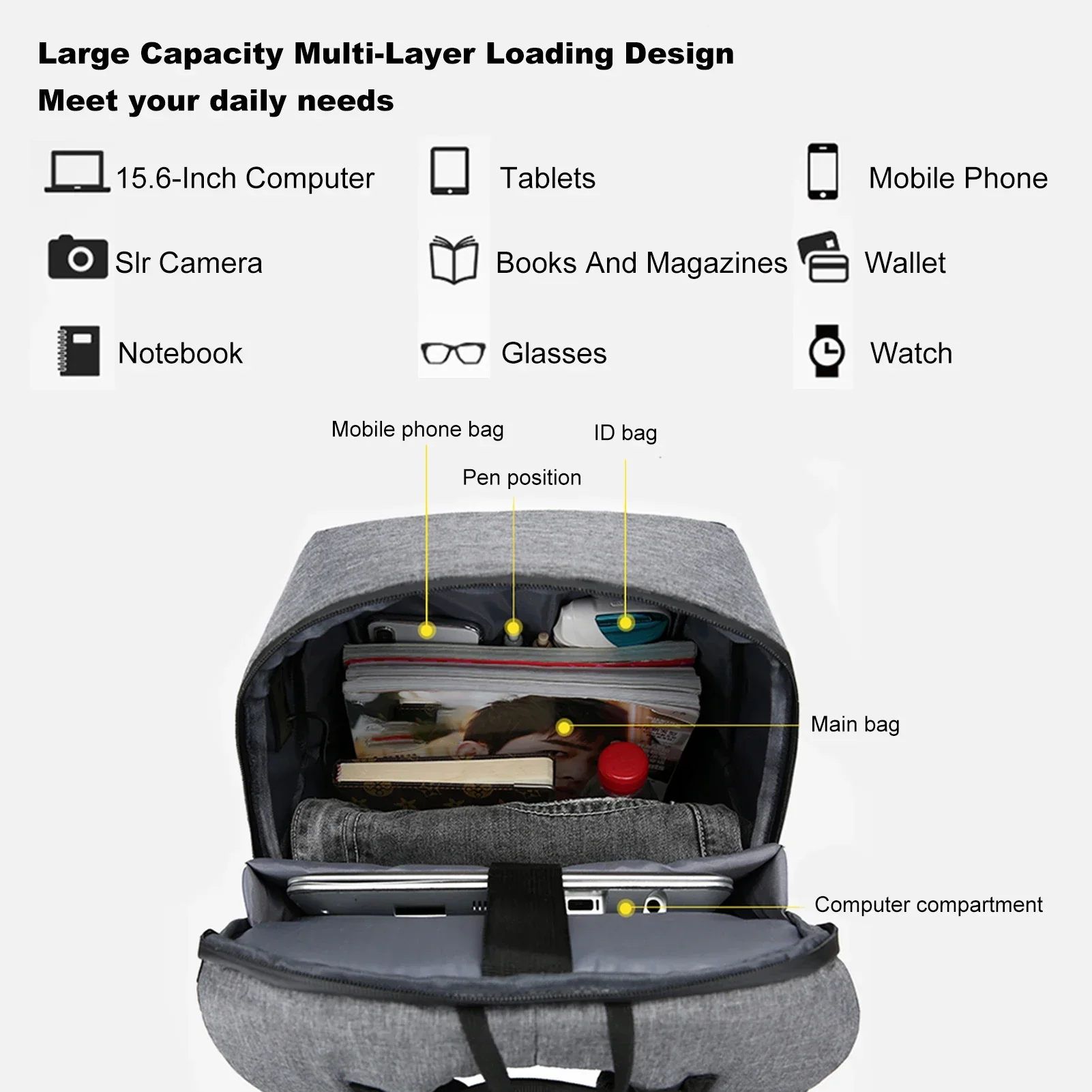 Laptop Backpack for 17 Inch La - đánh giá và giá Mens Fashion Blog