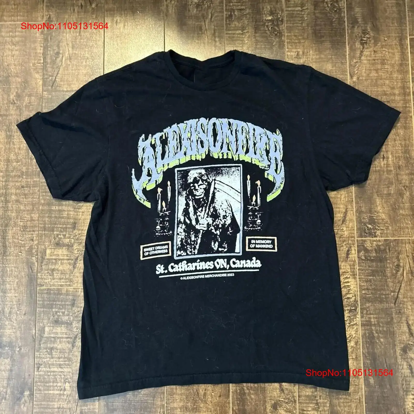 2023 Concert Alexisonfire Band - đánh giá và giá Mens Fashion Black Shirt