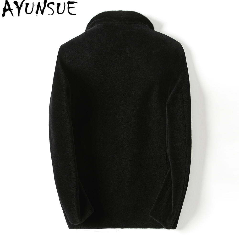 AYUNSUE Casual 100% Wool Coats - đánh giá và giá Men'S Fashion Zipper Jacket