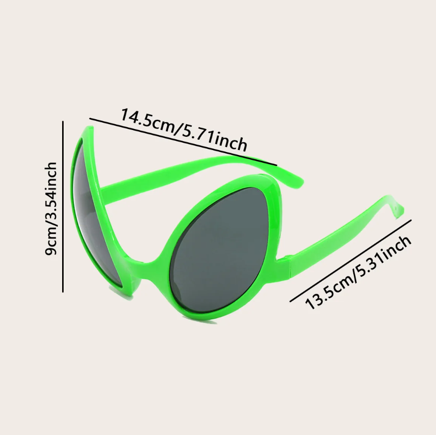 Green Alien Martian Quirky Sun - đánh giá và giá Men'S Fashion Glasses
