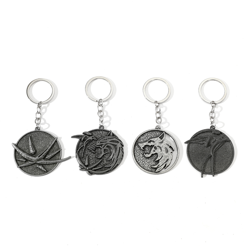 Vintage Wolf Head Keychain Gam - đánh giá và giá Men Fashion Key