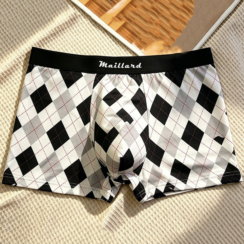 4PCS Men's Underwear Printed F - đánh giá và giá Men'S Fashion Lk