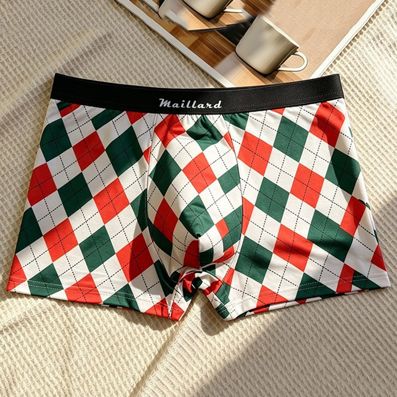 4PCS Men's Underwear Printed F - đánh giá và giá Men'S Fashion Lk