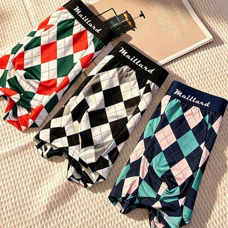 4PCS Men's Underwear Printed F - đánh giá và giá Men'S Fashion Lk
