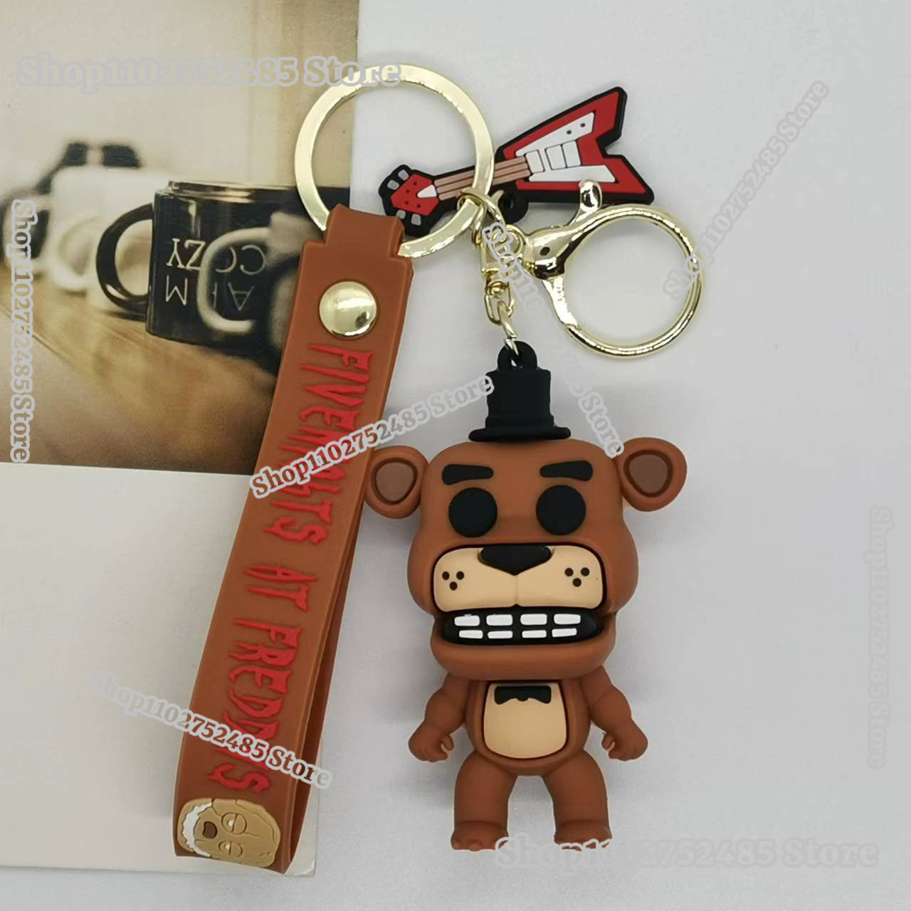 5pcs Cartoon Anime FNAF Figure - đánh giá và giá Men Fashion Key