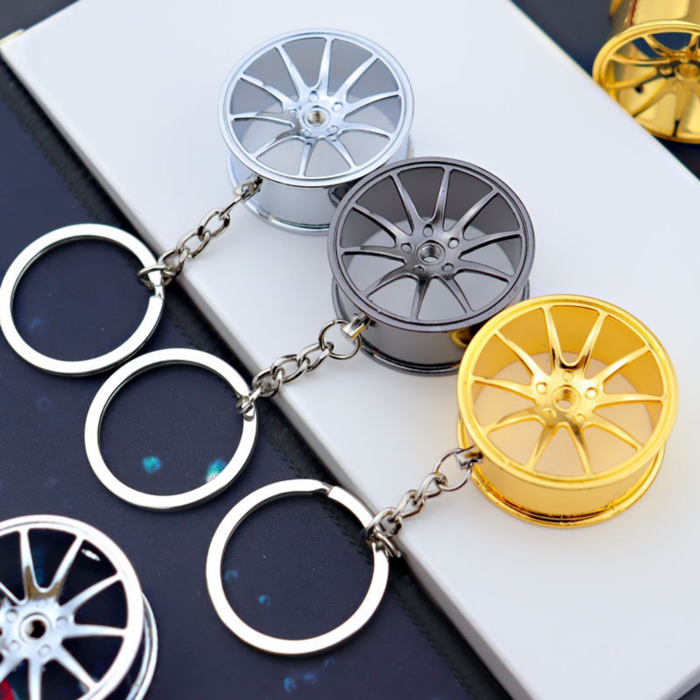 Creative Wheel Hub Keychain Me - đánh giá và giá Men'S Fashion Hub