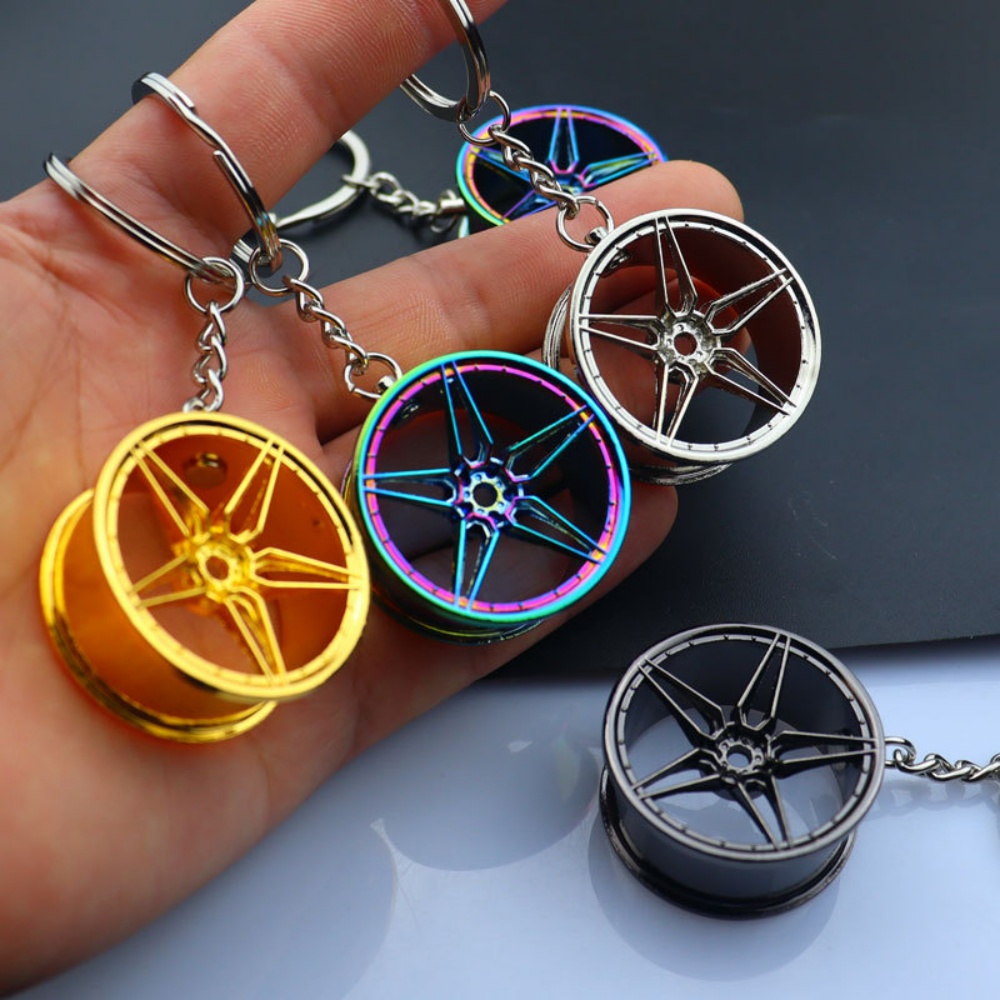 Creative Wheel Hub Keychain Me - đánh giá và giá Men'S Fashion Hub