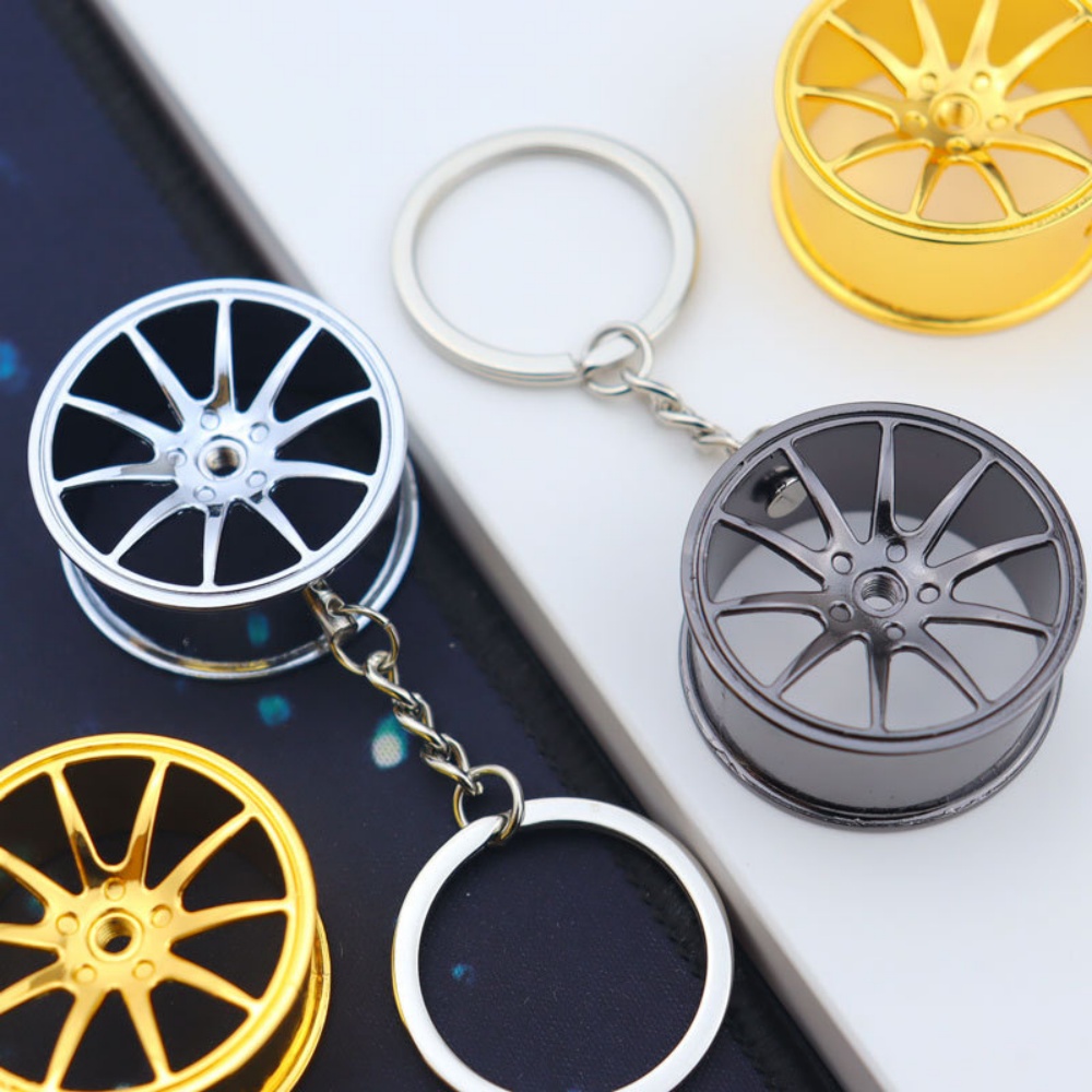 Creative Wheel Hub Keychain Me - đánh giá và giá Men'S Fashion Hub