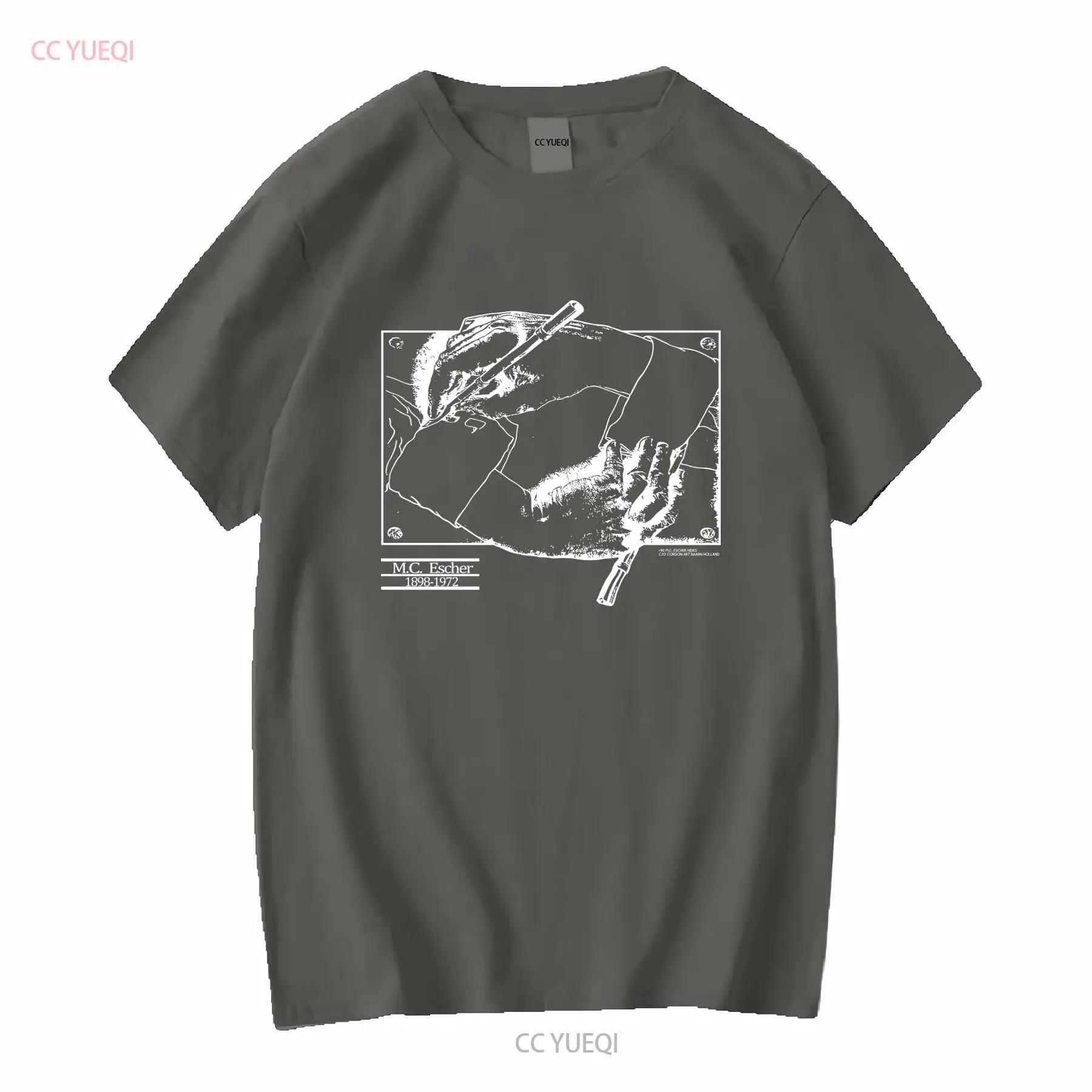 Vintage 1990 MC Escher T Shirt - đánh giá và giá Mens Fashion Black Shirt