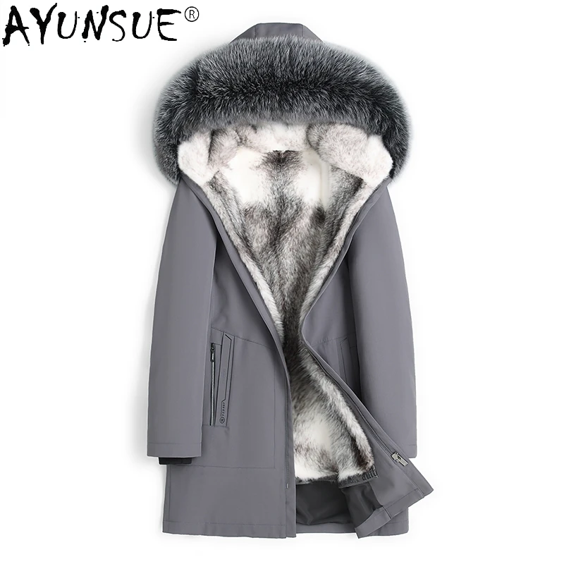 AYUNSUE Fashion Winter Jacket  - đánh giá và giá Men'S Fashion Zipper Jacket