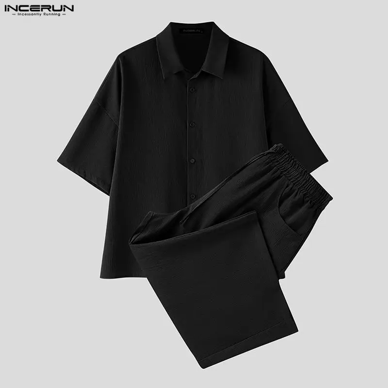 INCERUN Men's Sets Solid Lapel - đánh giá và giá Mens Fashion Casual 2026