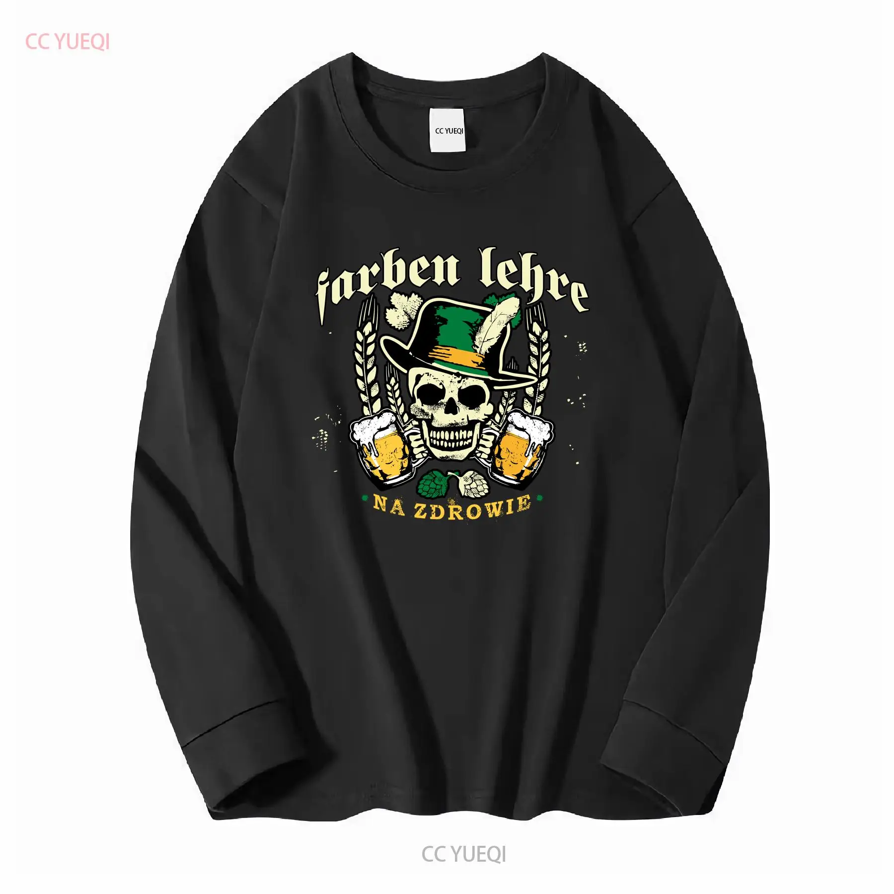 Farben Lehre punk band rock T  - đánh giá và giá Mens Fashion Black Shirt