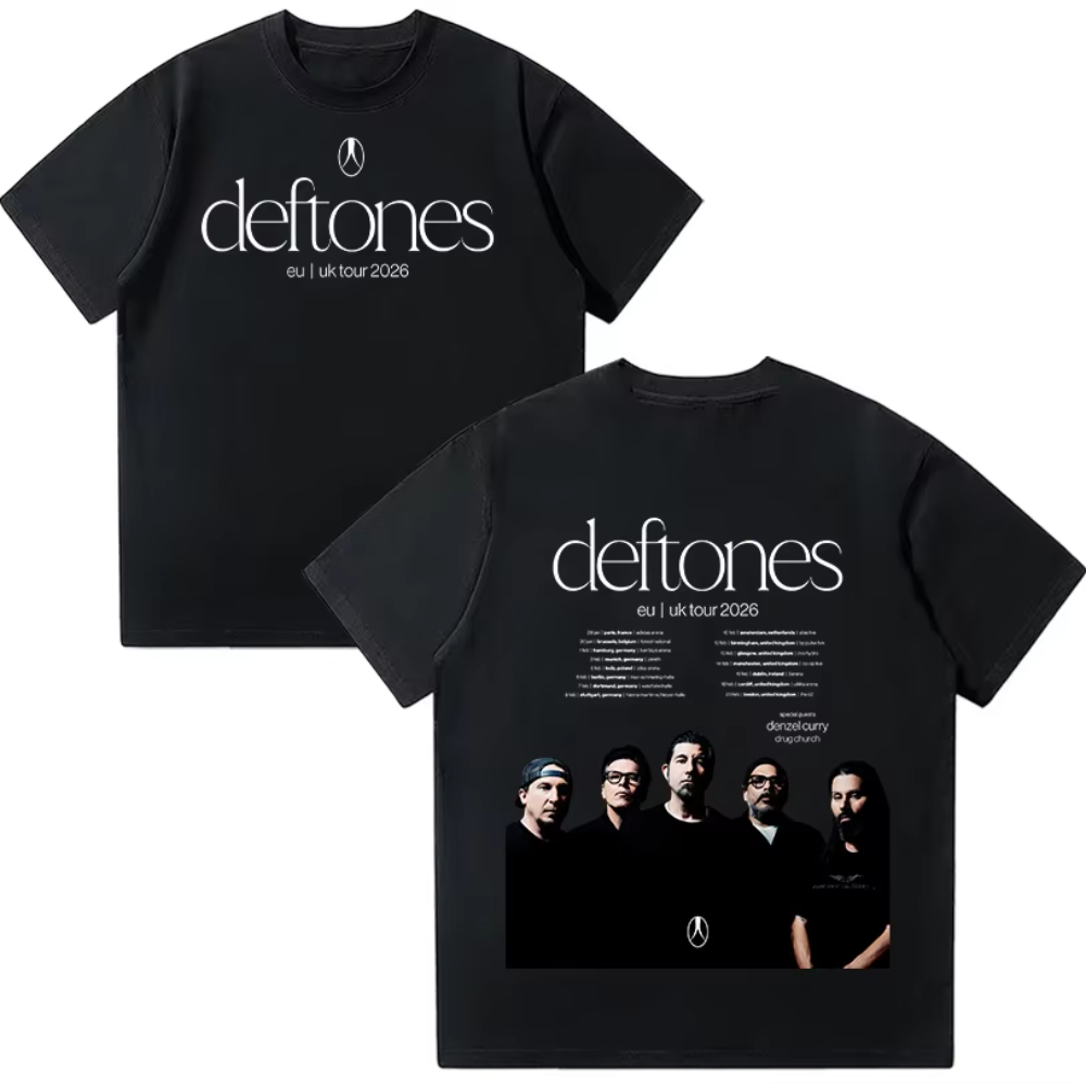 Deftones EU UK Tour 2026 T-shi - đánh giá và giá Men'S Fashion Uk 2026