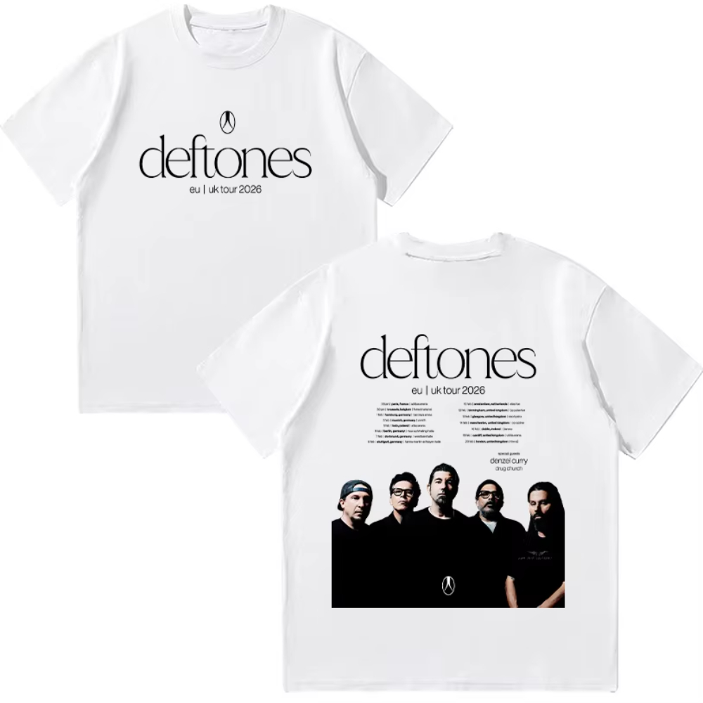 Deftones EU UK Tour 2026 T-shi - đánh giá và giá Men'S Fashion Uk 2026