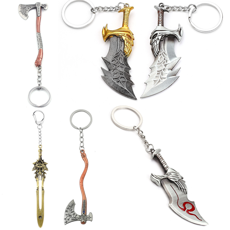 God of War 4 Kratos Sword Keyc - đánh giá và giá Men Fashion Key