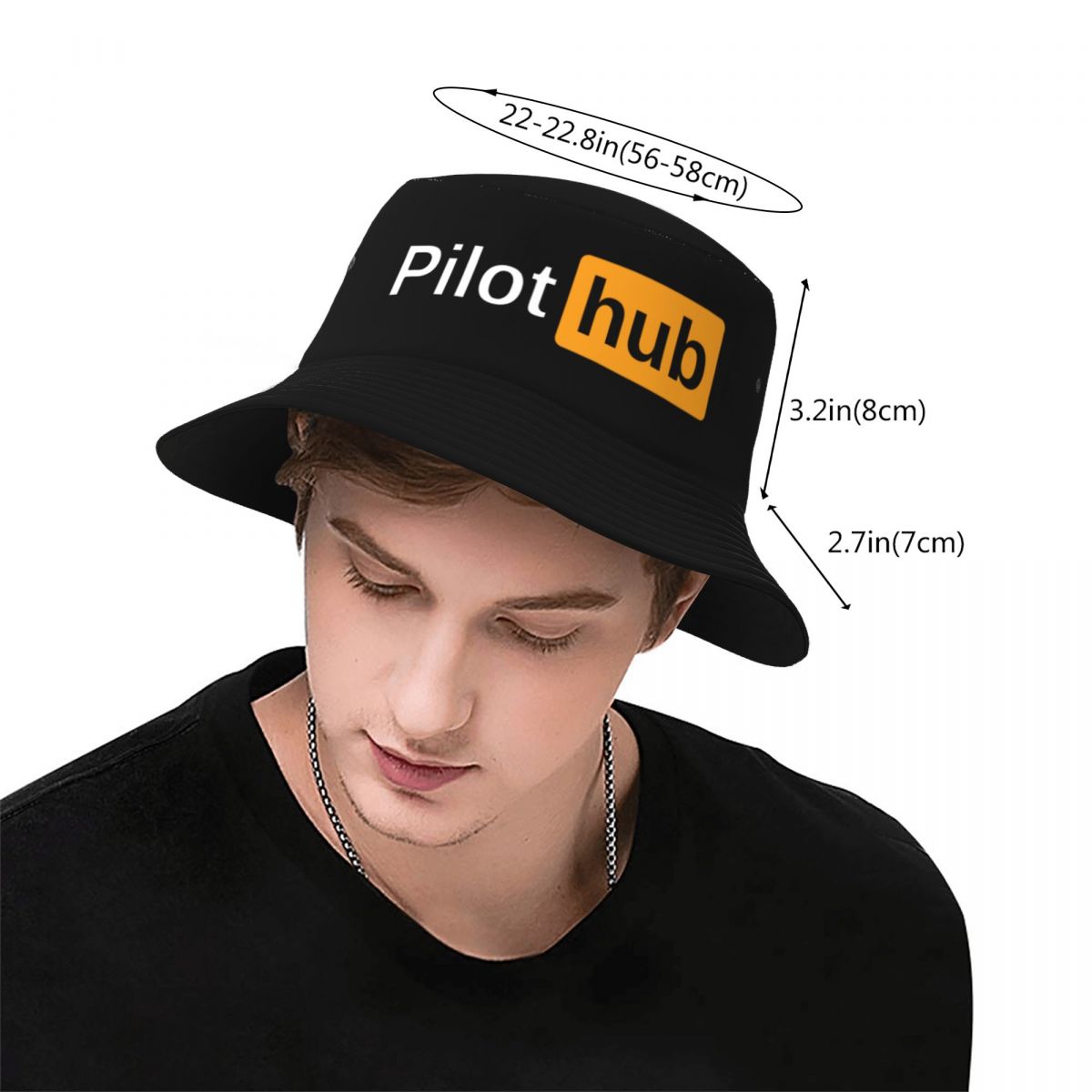 Custom Pilot Hub Bucket Hat Me - đánh giá và giá Men'S Fashion Hub