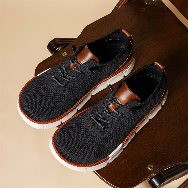 Men Wide Toe Knit Dress Shoes  - đánh giá và giá Oxford Shoes Brogue