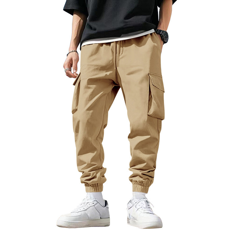Men Multi Pocket Cargo Joggers - đánh giá và giá Men'S Fashion Trousers