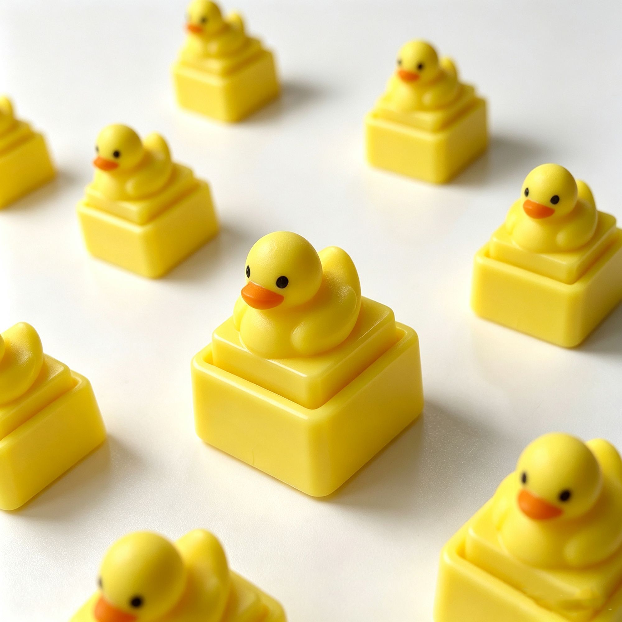 Cute Yellow Duck Press Keychai - đánh giá và giá Men Fashion Key