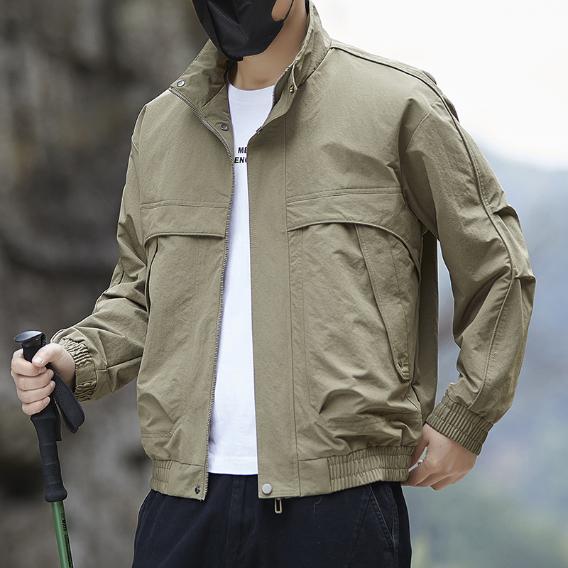 Business Casual Thin Stand Col - đánh giá và giá Harrington Jacket