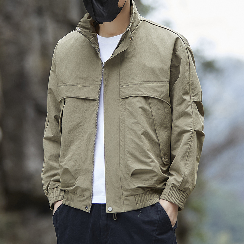 Business Casual Thin Stand Col - đánh giá và giá Harrington Jacket