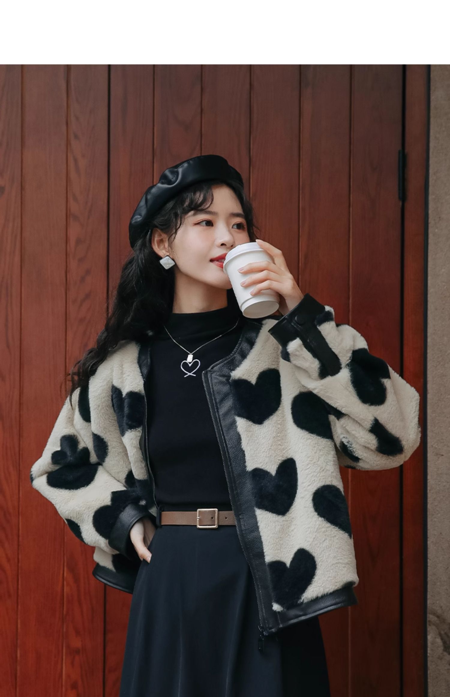 Lamb Wool Jacket Woman For Wom - đánh giá và giá Harrington Jacket