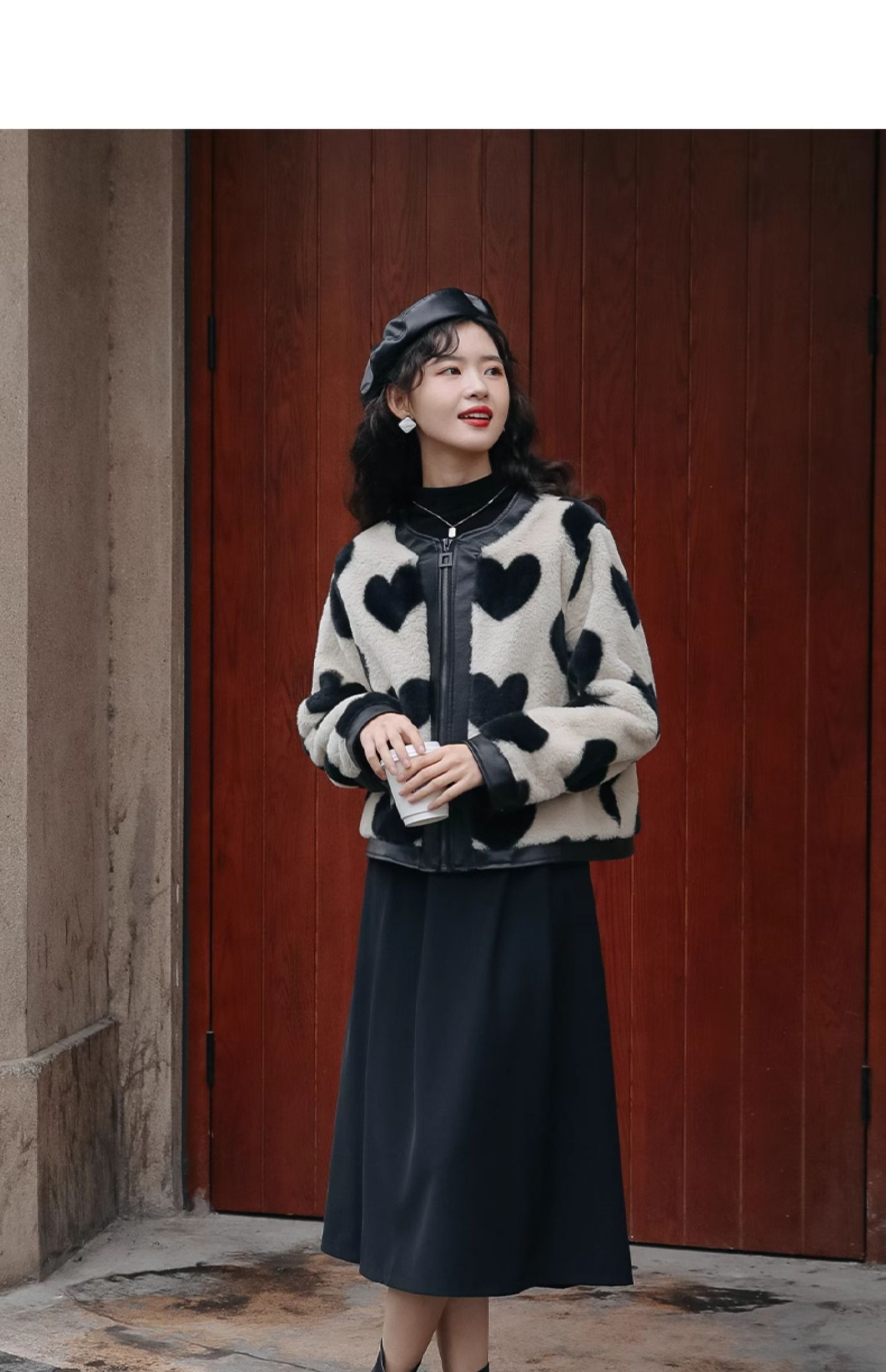 Lamb Wool Jacket Woman For Wom - đánh giá và giá Harrington Jacket
